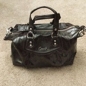Leather Coach purse